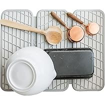 Dorai Home Dish Pad – Collapsible Kitchen Dish Drying Mat – Wrapped in Silicone Webbing to Pr... | Amazon (US)