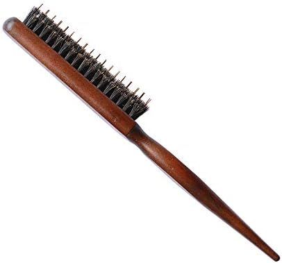 1 Piece Hair Teasing Brush Boar Bristle Teasing Comb Hairdressing Barber Tool Bristle Salon Hairb... | Amazon (US)