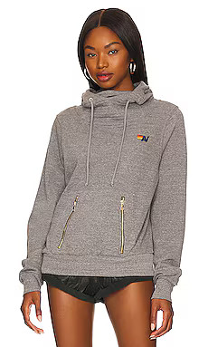 Aviator Nation Ninja Hoodie in Heather Grey from Revolve.com | Revolve Clothing (Global)