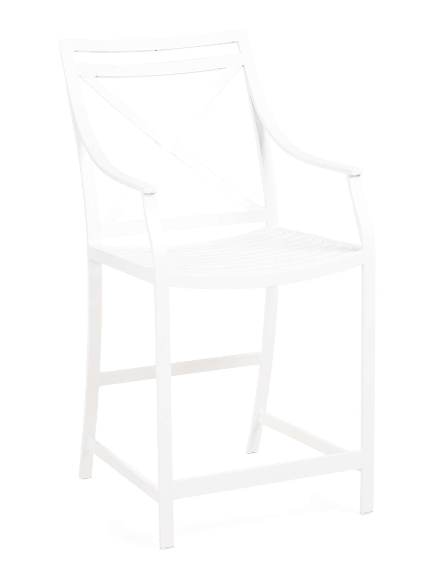 22x43 Outdoor Monaco Aluminum Counter Stool | TJ Maxx