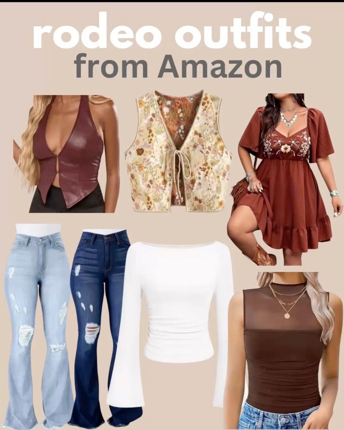 Rodeo and Country concert outfit ideas from Amazon prime 

Rodeo outfit idea, Country festival, country concert, country concert outfit, music festival, summer concert, cowgirl boots, Nashville, dress, dresses, jumpsuit, summer outfits, summer dresses, nashville outfits, bachelorette trip, Amazon fashion, Amazon outfit idea, Summer outfit, Boots, Western 
#amazonfashion #countryconcertoutfits#LTKspring 

#LTKTravel #LTKFestival