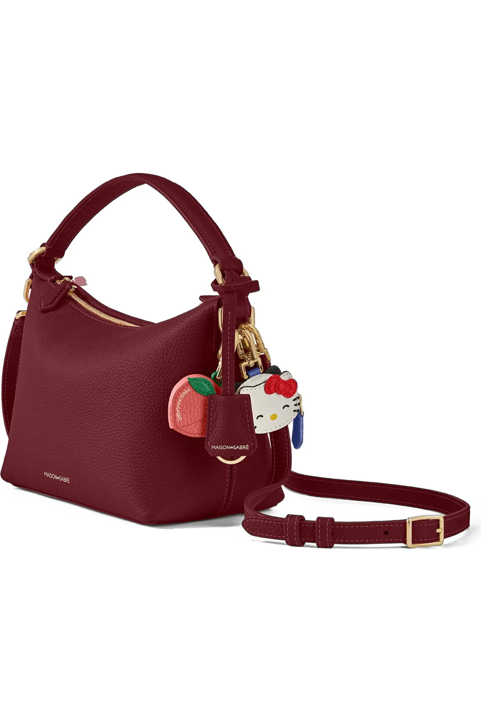 MAISON de SABRÉ Small Leather Soft Hobo (Women) | Nordstrom | Nordstrom