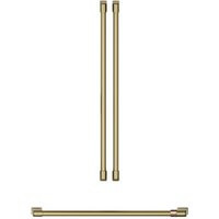 Cafe CAFÉ™ Refrigeration Handle Kit - Brushed Brass | CXMA3H3PNCG | Cafe Appliances (US)