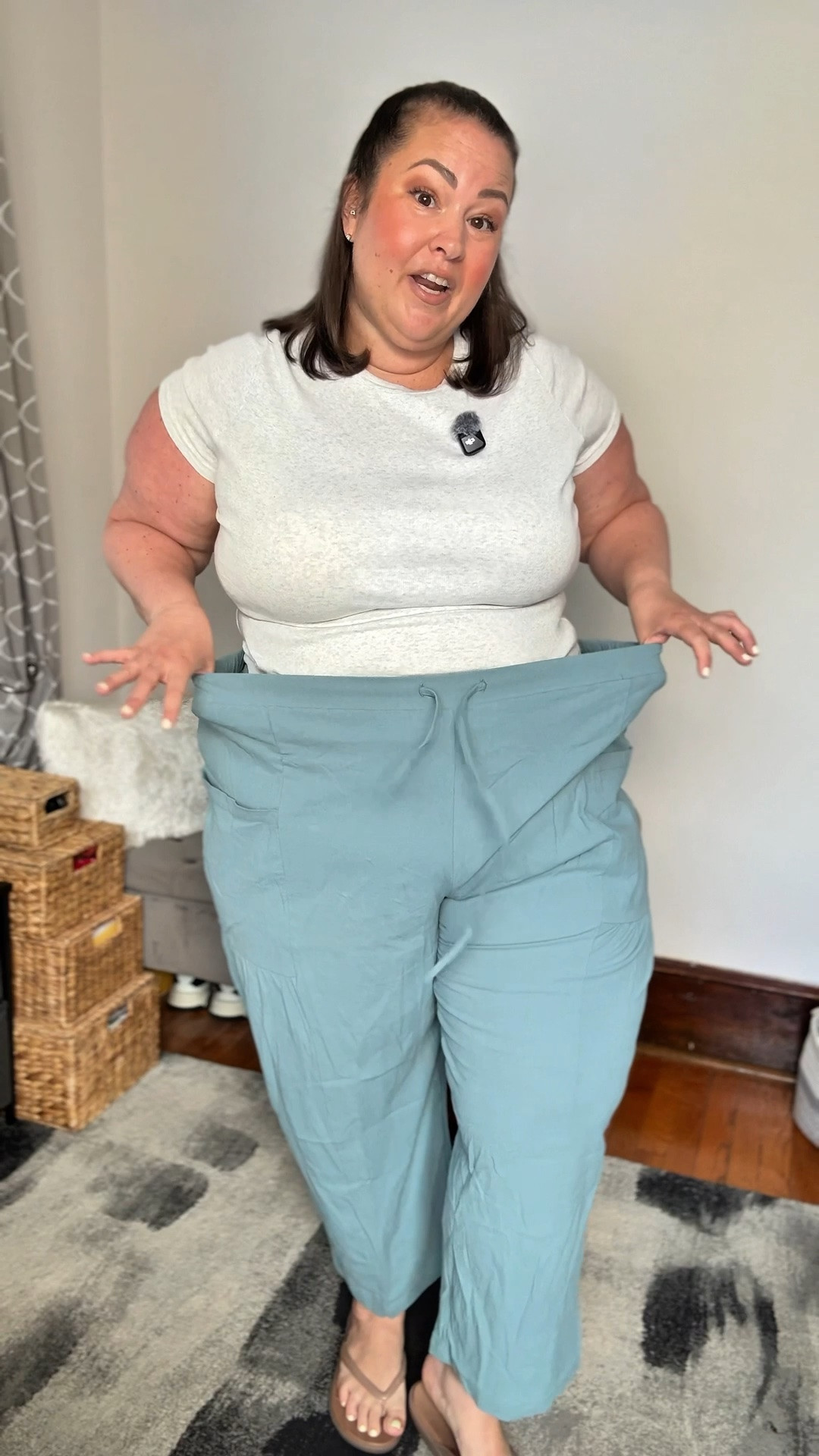 Plus size cotton wide leg pants 🤍✨

Plus size pants

#LTKPlusSize