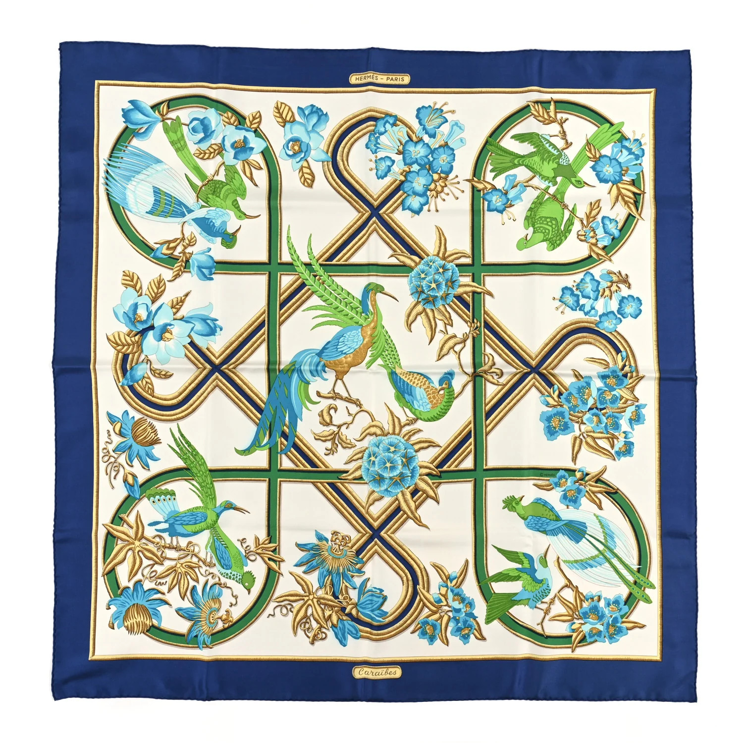 Silk Caraibes Scarf 90 | FASHIONPHILE (US)