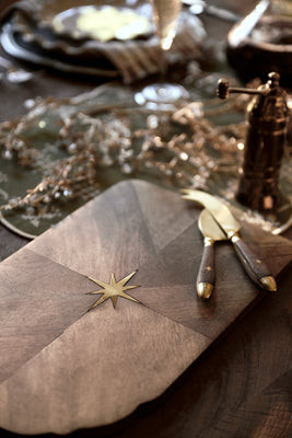 Brass Inlay Star Serving Board | Magnolia