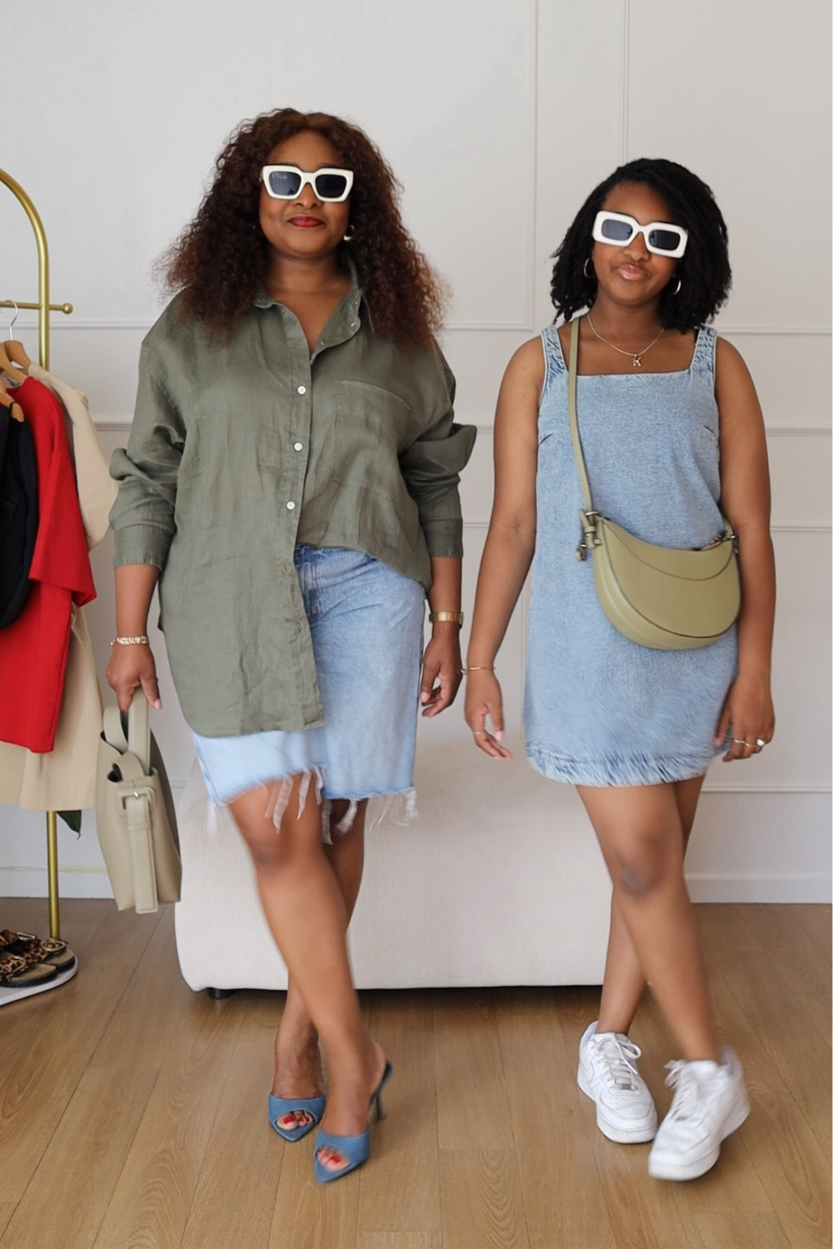 Summer Mother and daughter khaki and blue outfits

#LTKfamily #LTKstyletip #LTKeurope
