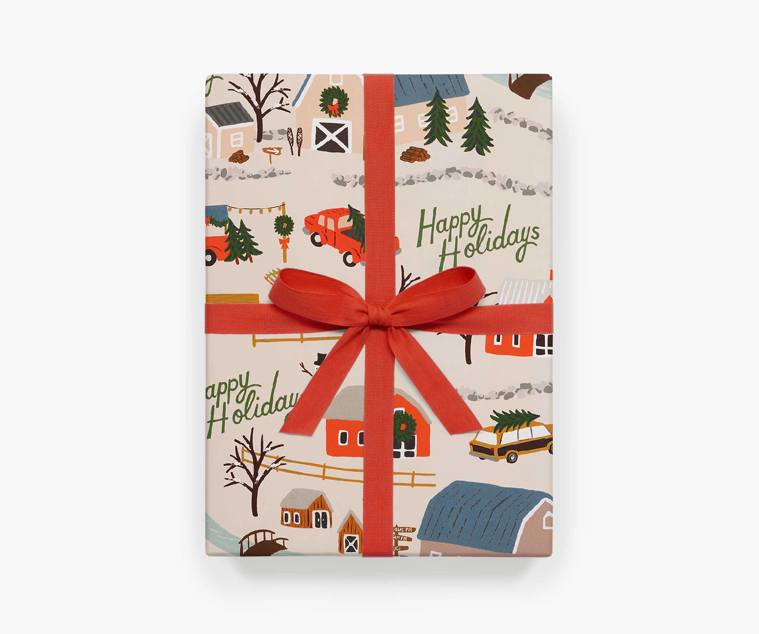 Holiday Tree Farm Wrapping Sheets | Rifle Paper Co.