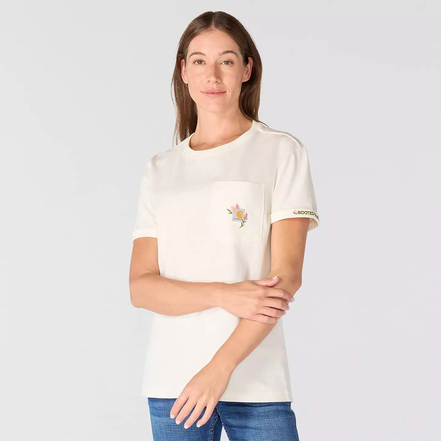 Carhartt Women's Floral Embroidery T-Shirt | DICK'S Sporting Goods