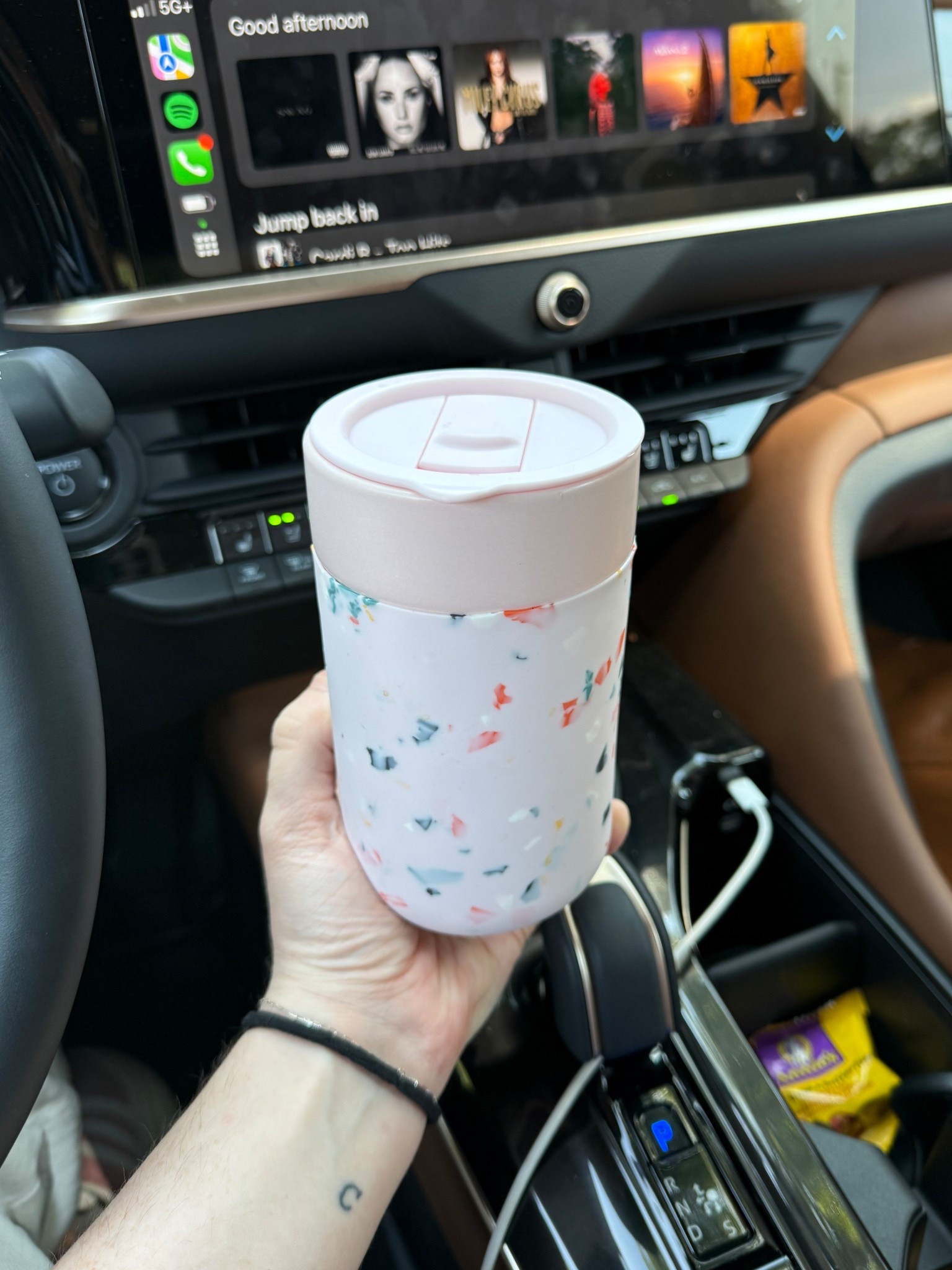 W&P insulated mug! Keeps my morning coffee hot or cold for hours 