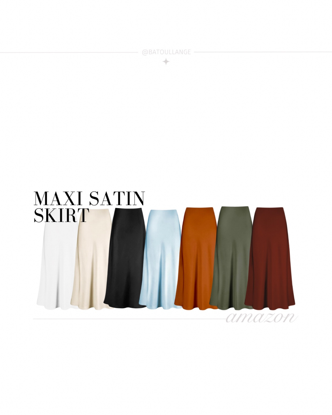 maxi satin skirts are it this season 🩰 
check out my page for all the modest styling inspiration you’ll need this spring and summer! 

#LTKSeasonal #LTKFindsUnder50 #LTKStyleTip