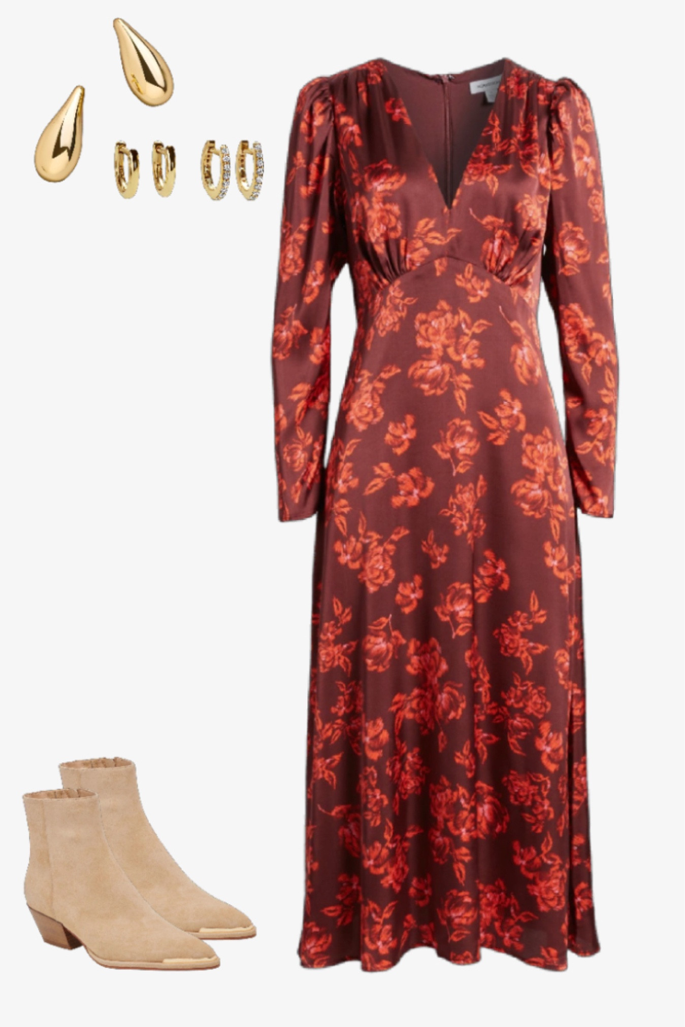 Looking for a Thanksgiving dress? I’ve got you covered! Pair this beautiful deep maroon dress and bright floral design with some booties and gold jewelry! This dress is buttery soft and extremely comfortable on! I just recently wore to a bridal shower and received all the compliments!

#LTKParties #LTKSeasonal #LTKHoliday