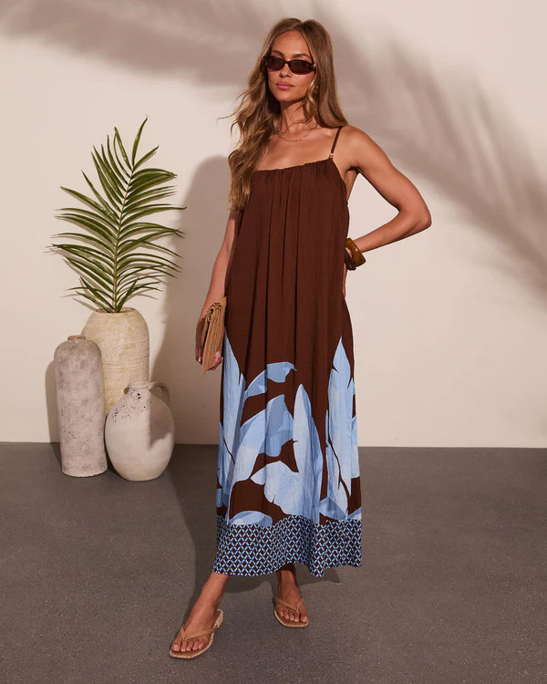 Amalfi Society Tropical Print Maxi Dress | VICI