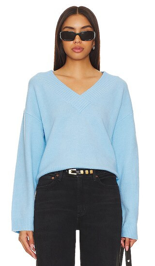 Sanctuary Favorite Season Sweater in Baby Blue. - size S | Revolve Clothing (Global)