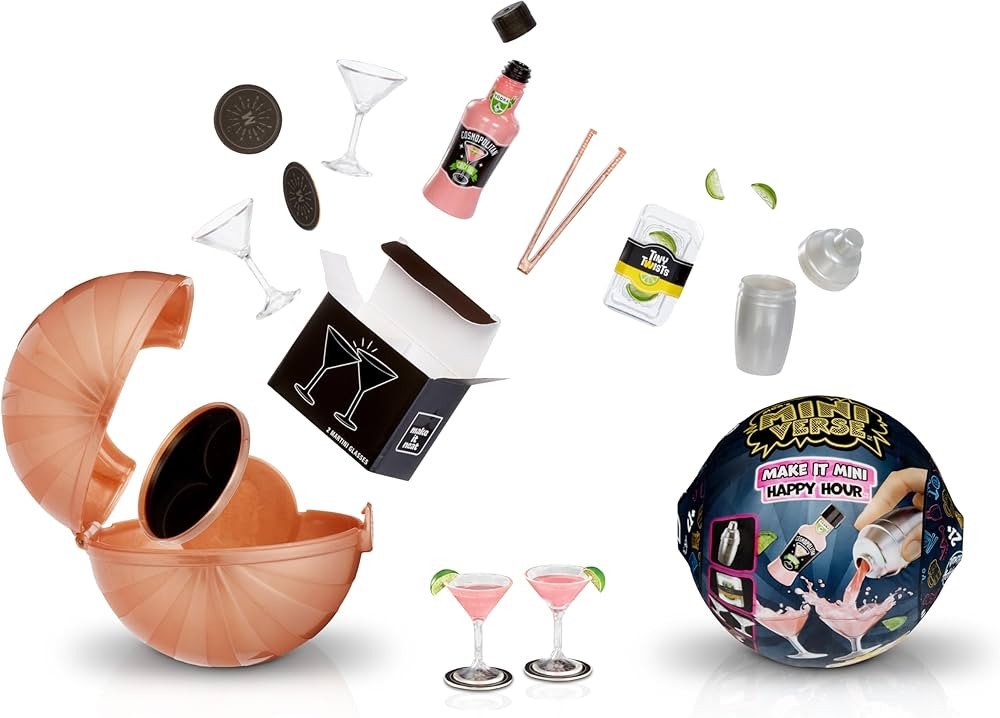 MGA's Miniverse Make It Mini Happy Hour Mini Collectibles, Blind Packaging, DIY, Resin Play, Repl... | Amazon (US)