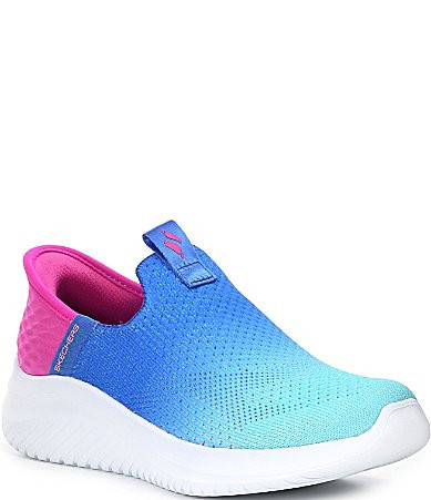 Skechers Girls' Slip-Ins Ultra Flex 3.0-Color Boost Washable Sneakers Toddler - 12 Toddler | Dillard's