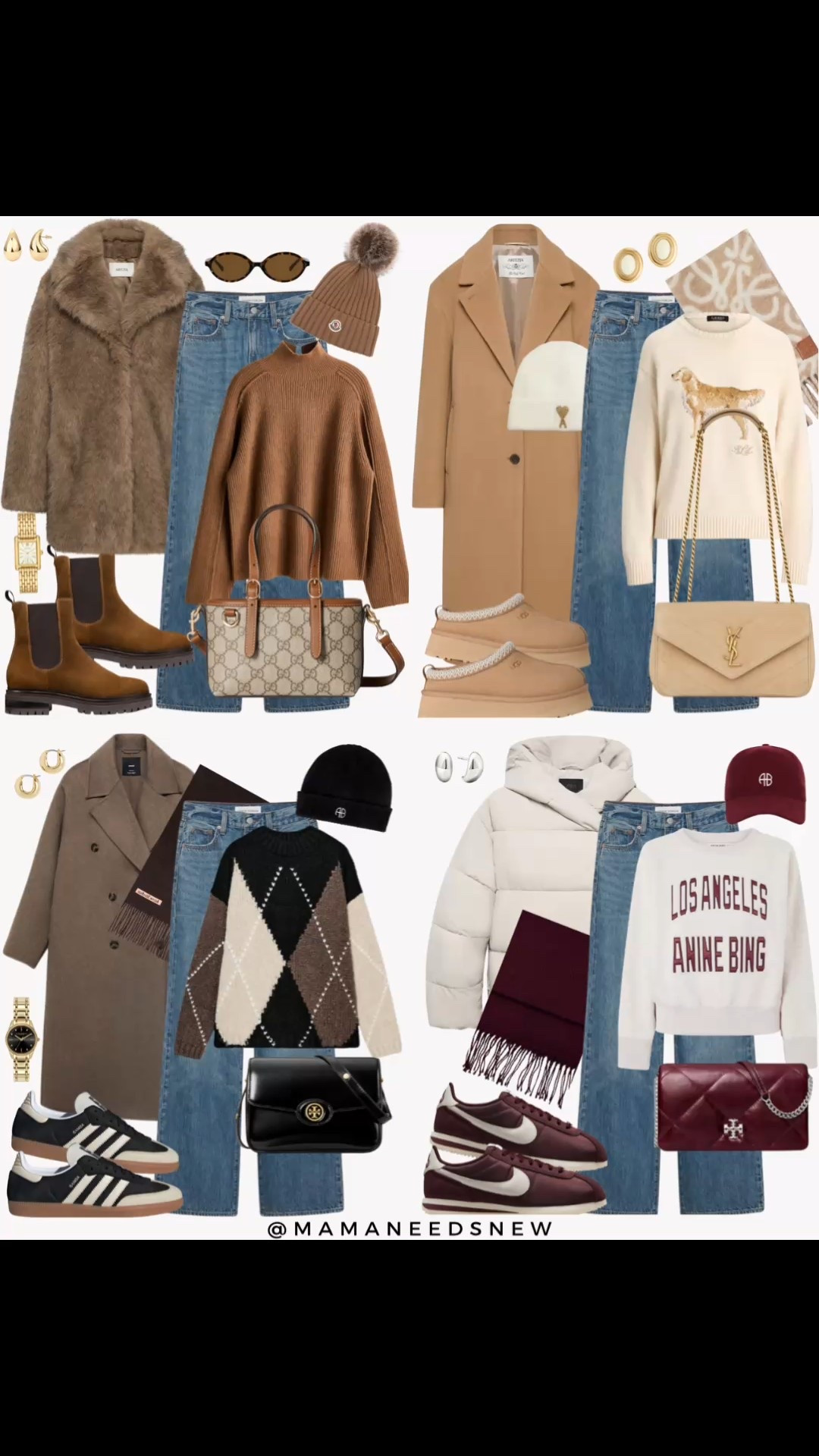 Four casual early winter outfits with a pair of jeans 💙 which outfit would you wear?

#LTKSaleAlert #LTKHoliday #LTKootd