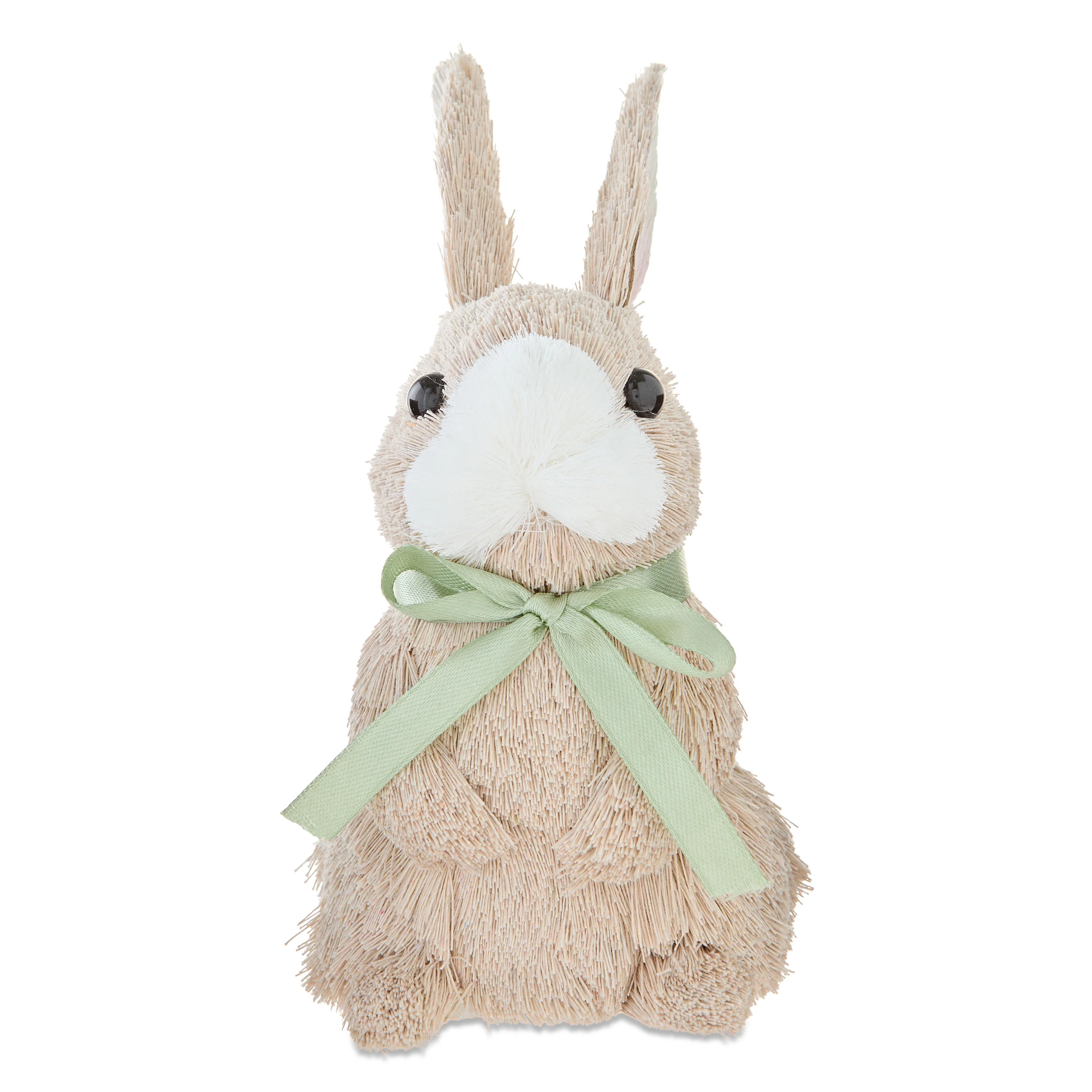 Textured Bunny Tabletop Decoration, Brown and Green, 7", Easter by Way To Celebrate | Walmart (US)