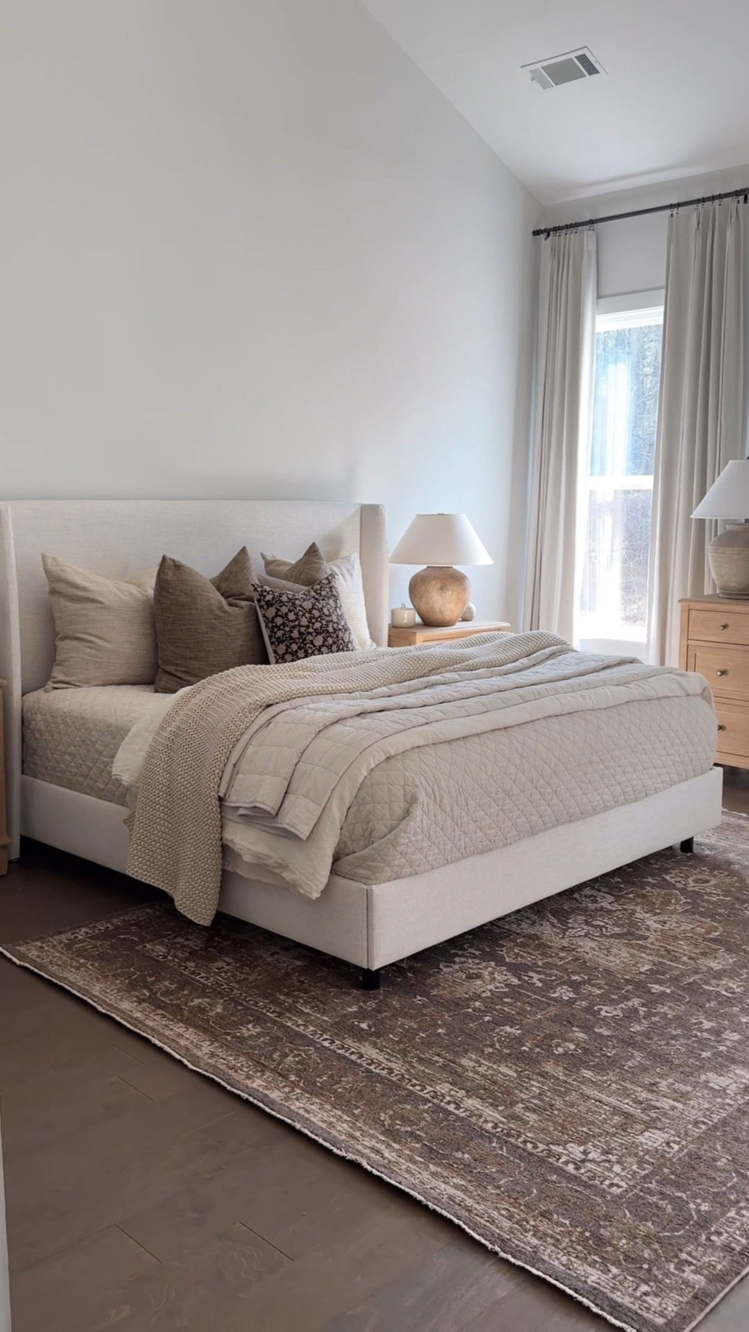 Cozy bedroom decor ideas! Tilly bed, bedroom rug, dresser, bedding

#LTKHome #LTKSaleAlert #LTKSeasonal