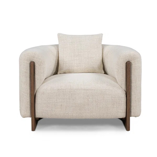 Enrica Upholstered Barrel Chair | Wayfair North America