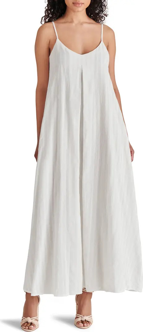 Steve Madden Stripe Inverted Pleat Cotton Maxi Dress | Nordstromrack | Nordstrom Rack