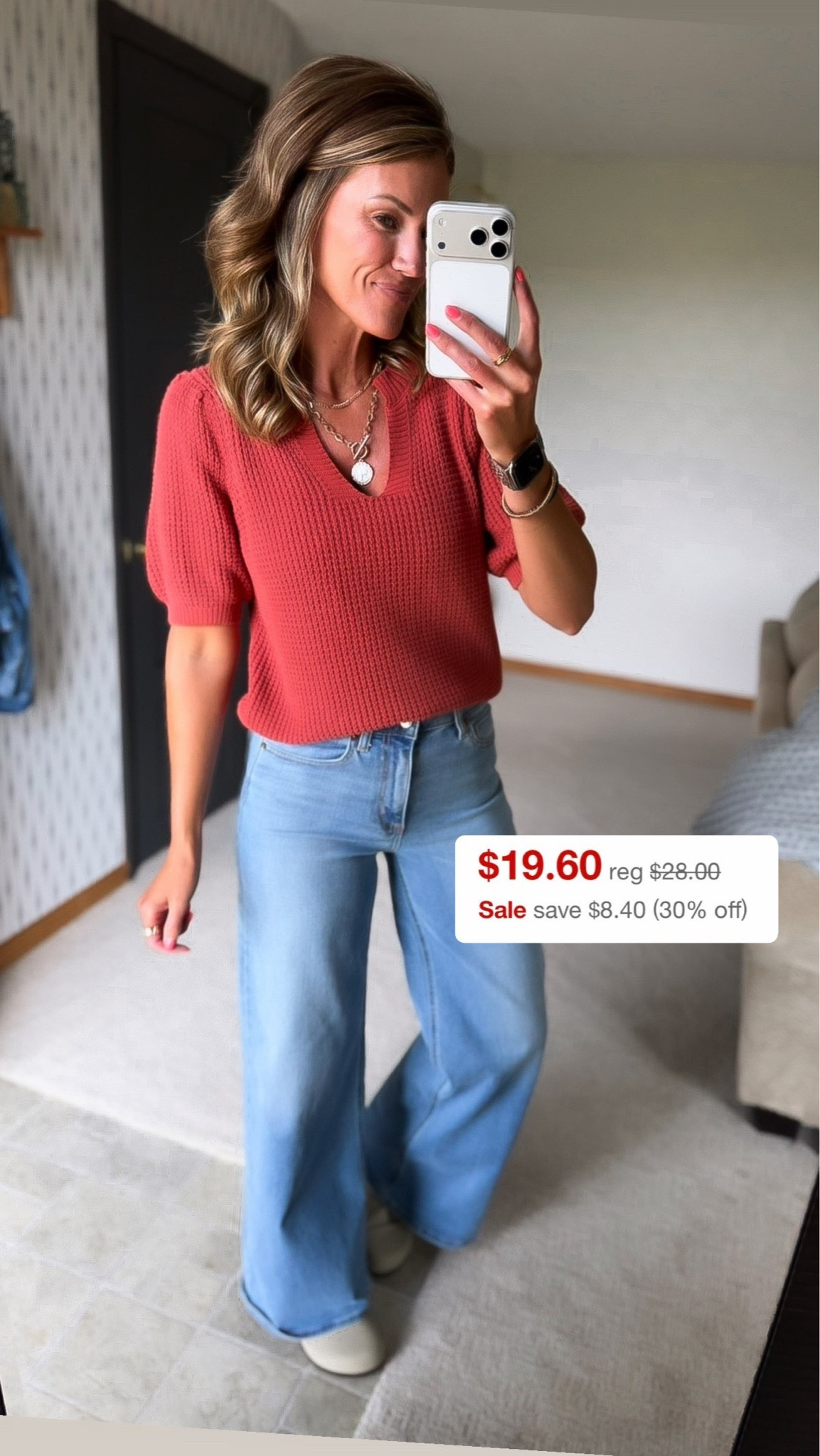 Viral Target jeans on sale~ LESS than $20!!! 
Wearing 8 regular length.

#LTKSeasonal #LTKOver40 #LTKSaleAlert
