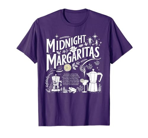 Trick Or Treat Spooky Season Midnight Margaritas Halloween T-Shirt | Amazon (US)