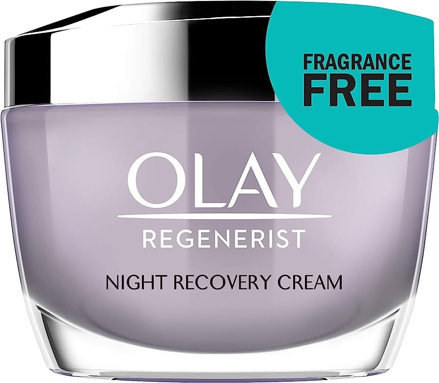 Olay Regenerist Night Recovery Cream Face Moisturizer, Fragrance Free, 1.7 oz | Amazon (US)