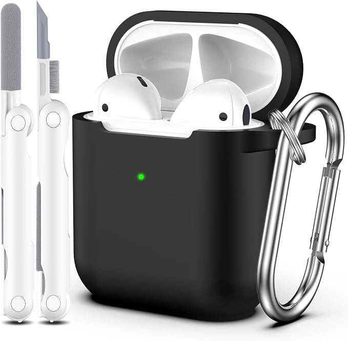 R-fun for Airpod 2nd Generation & 1st Generation Case Cover with Cleaner kit and Earbuds Hook Cov... | Amazon (CA)
