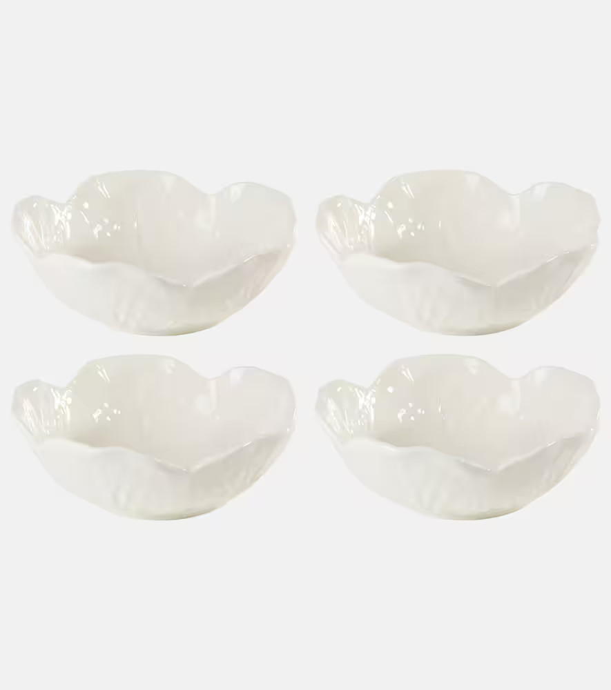 Bordallo Pinheiro Cabbage set of 4 ceramic bowls | Mytheresa (US/CA)