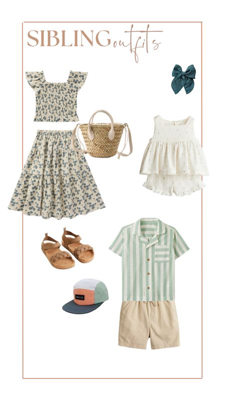 Sibling outfits for summer family photo session 

#LTKKids #LTKBaby #LTKFamily