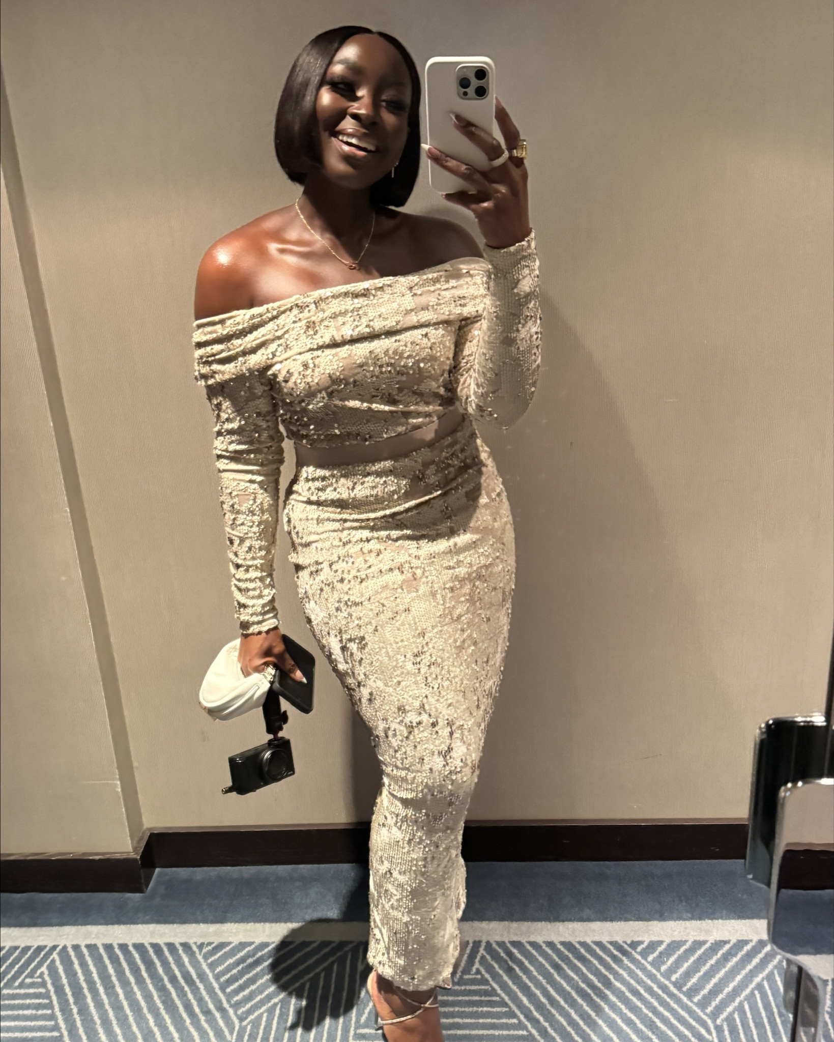 This JLux Label dress came in handy, since I bought it a year ago. Wearing a large and honey, although it’s def hard to move it, it’s worth it. Wearing a Large. 

#LTKCon #LTKBeauty #LTKStyleTip