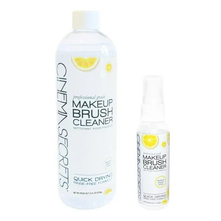 Cinema Secrets Professional Brush Cleaner 16 oz Tropical Lemon + 2 oz spray | Walmart (US)