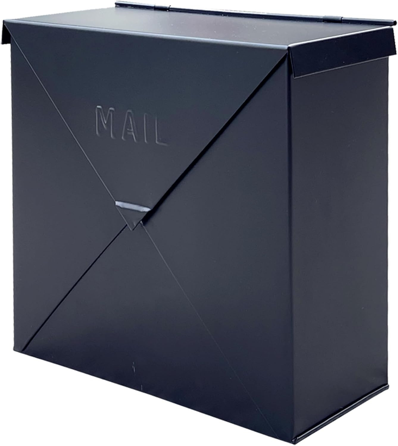 NACH Mailboxes for Outside Wall Mount, 10 x 10 x 4 inch Black Mailbox, Waterproof Mailboxes for O... | Amazon (US)