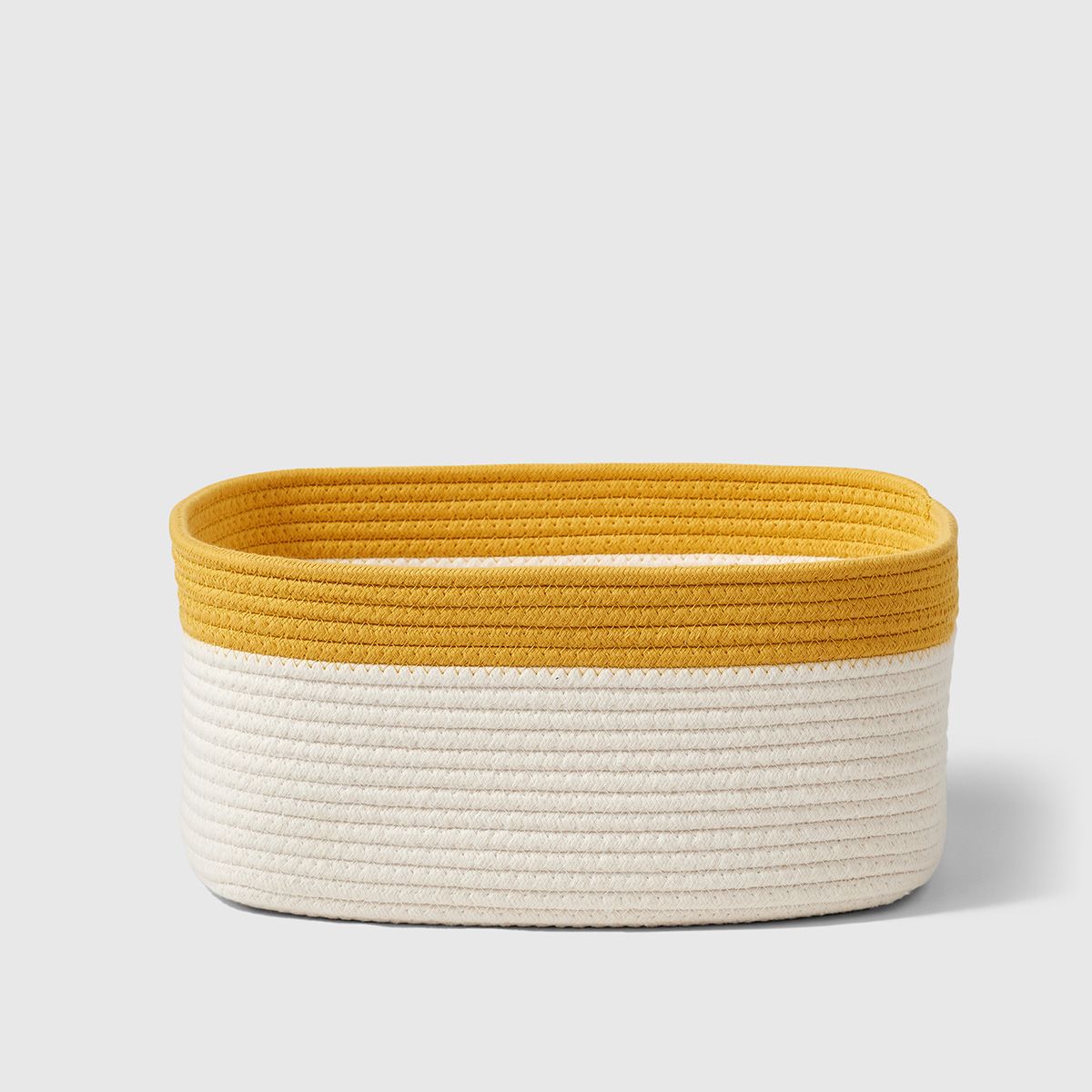 Marie Kondo Small Kawaii Cotton Rope Bin Marigold Yellow | The Container Store