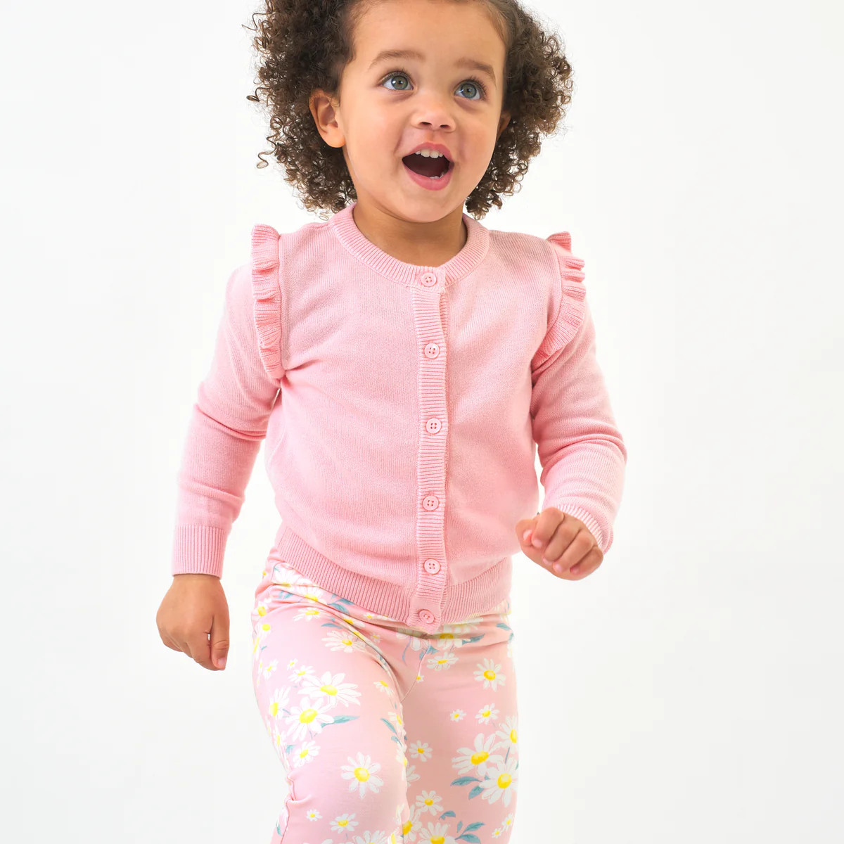 Pink Blossom Flutter Cardigan Sweater | Little Sleepies