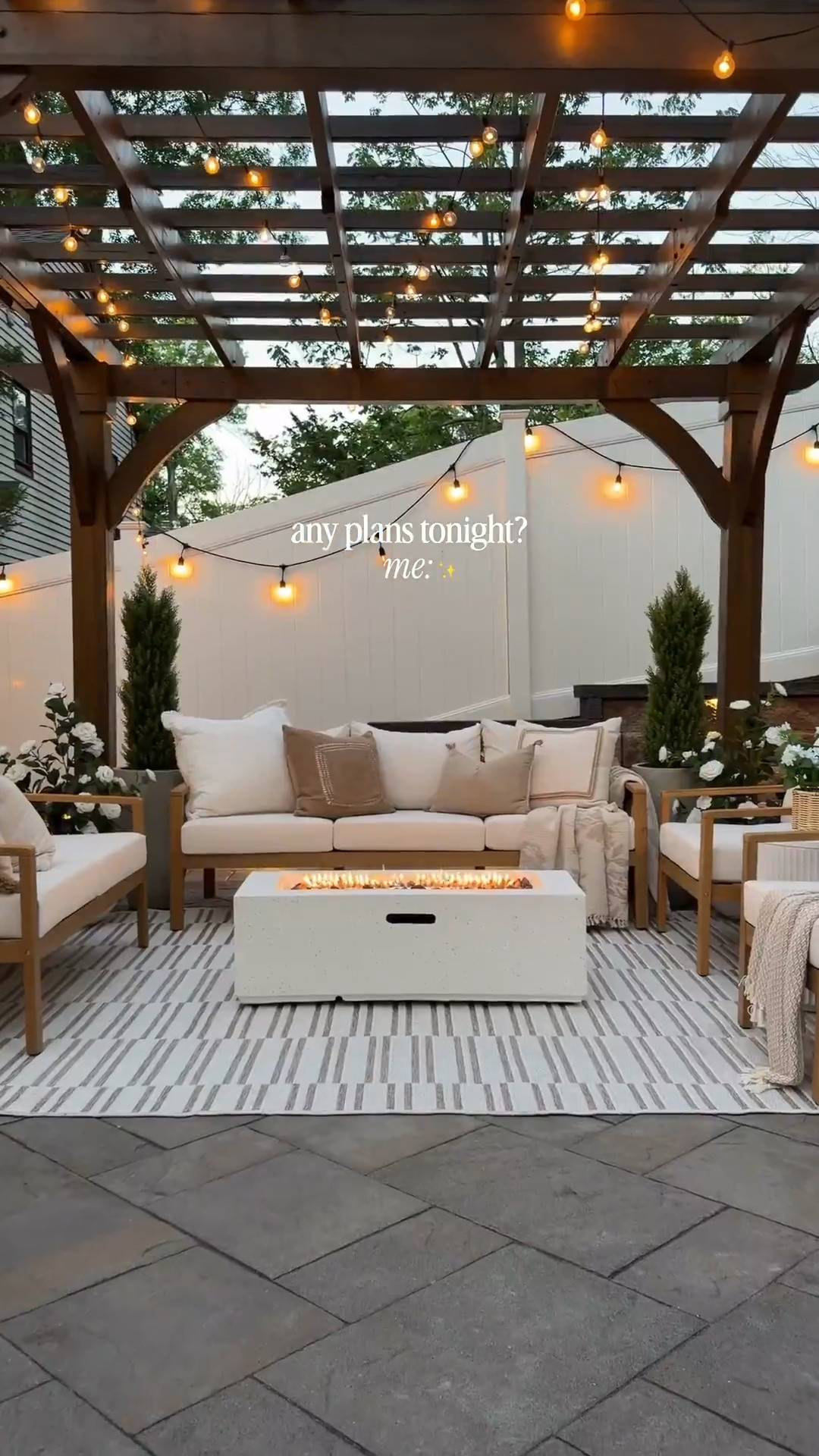One of my favorite little spots to unwind at the end of the day. 🌿🤎

There’s something so nice about stepping outside, getting some fresh air, and enjoying a quiet evening on the patio.

I love how cozy and inviting this space feels with just a few simple pieces—proof that you don’t need much to create an outdoor space you actually want to spend time in. ✨

#LTKHome #LTKSeasonal #LTKmomlife