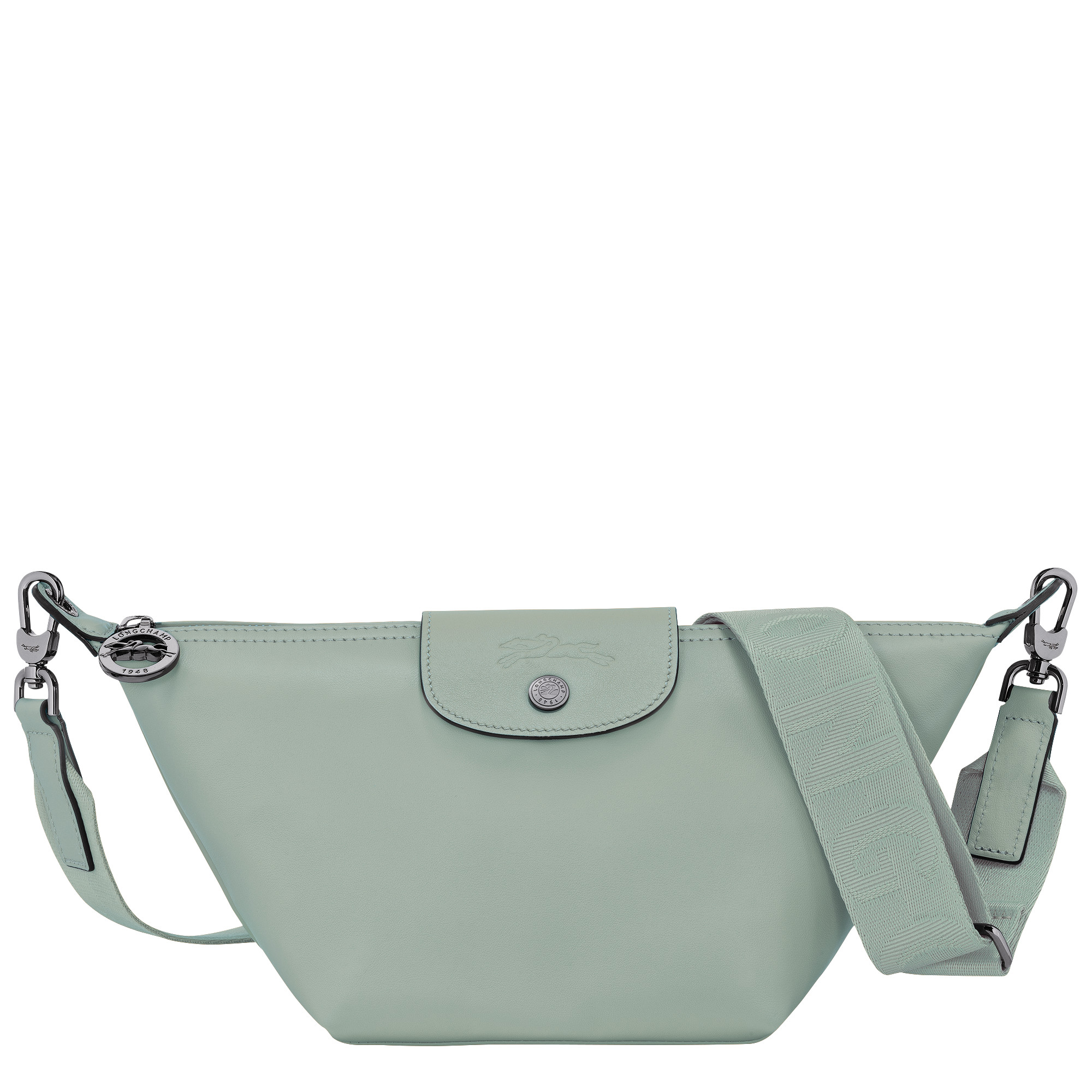 Le Pliage Xtra XS Crossbody bag Vervain - Leather | Longchamp US | Longchamp
