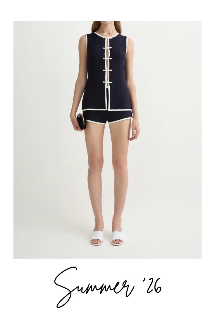 Chic summer set energy with this timeless navy and white look that feels straight out of a designer capsule wardrobe 

#LTKTravel #LTKPetite #LTKSeasonal