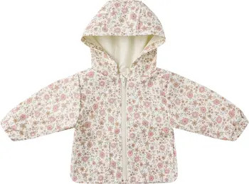 QUINCY MAE Bloom Hooded Raincoat | Nordstrom | Nordstrom
