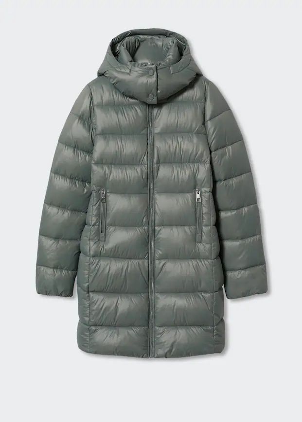 Hood quilted coat -  Women | Mango USA | MANGO (US)