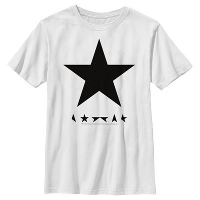 Boy's David Bowie Blackstar  T-Shirt - White - Medium | Target