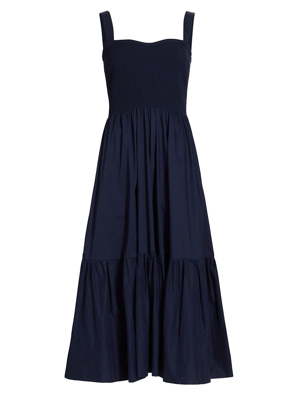 Joey Cotton-Blend Midi-Dress | Saks Fifth Avenue