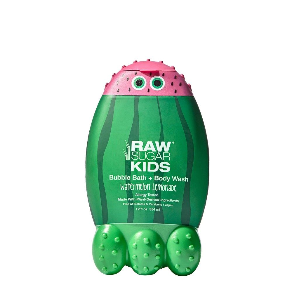 Raw Sugar Kids Bubble Bath + Body Wash Watermelon Lemonade - 12 fl oz | Target