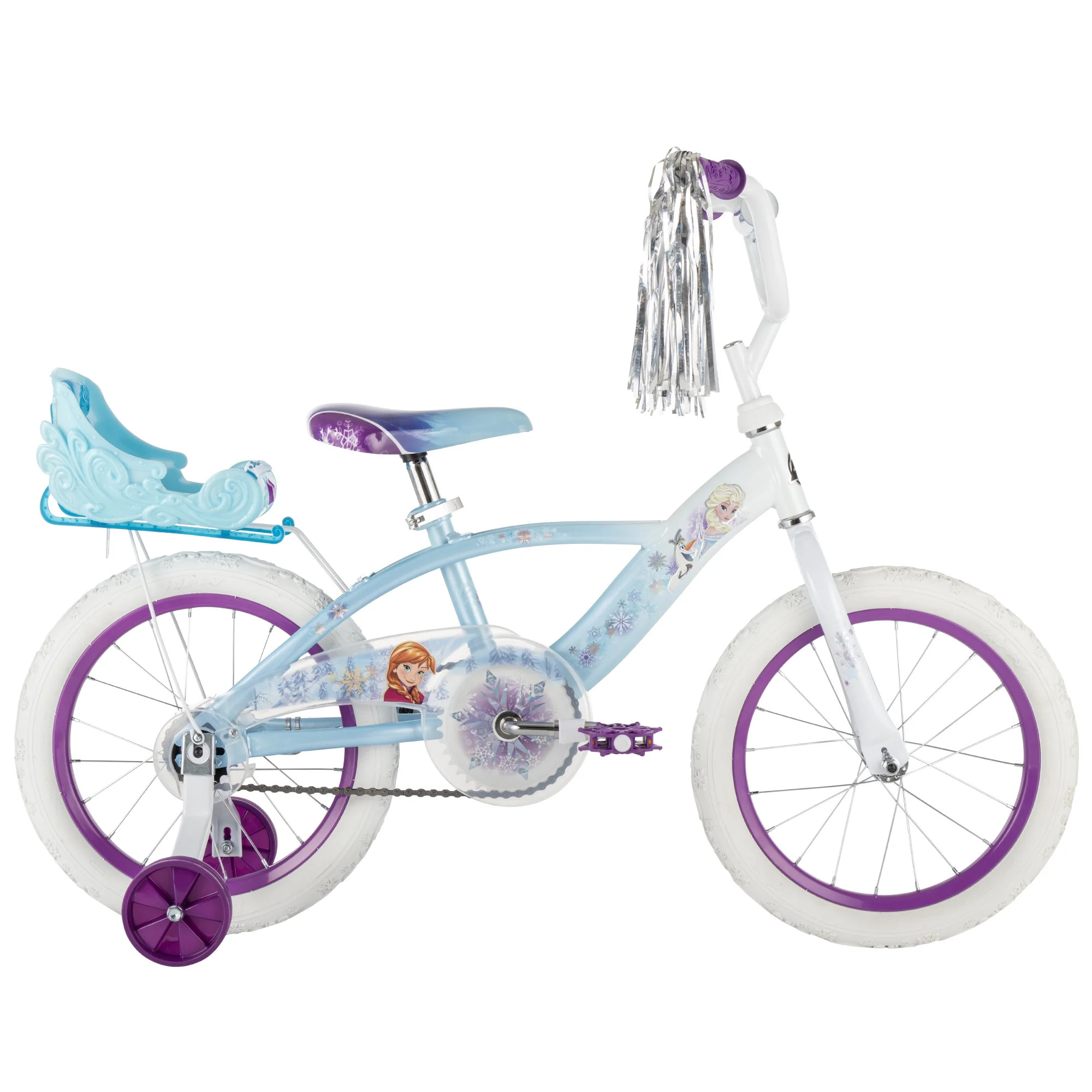 Huffy 16" Disney Frozen Kids' Bike, Fits Riders 3'5" - 4'0", Blue, Child, Girl's | Walmart (US)