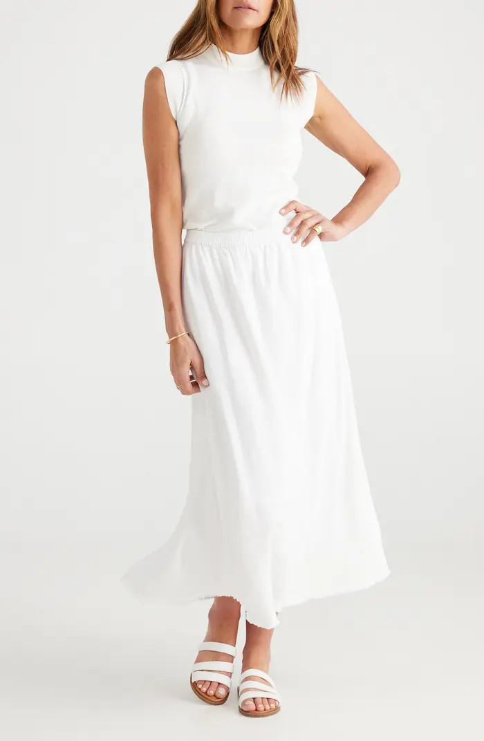 Oakley Linen Blend Skirt | Nordstrom
