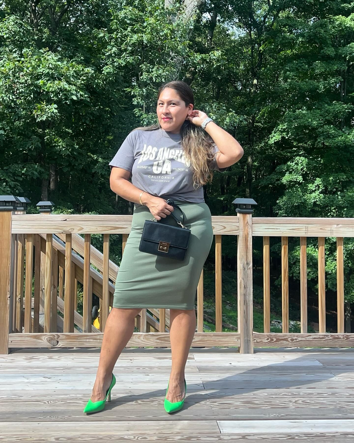 Double tap if green is your power color. 

Bringing celery back 😂😉#iykyk 

#marcesview #explorepage #primania #greenootd #ootd #whatiwore #brightside #shopltk #ltkmidsize

#LTKWorkwear #LTKShoeCrush #LTKStyleTip