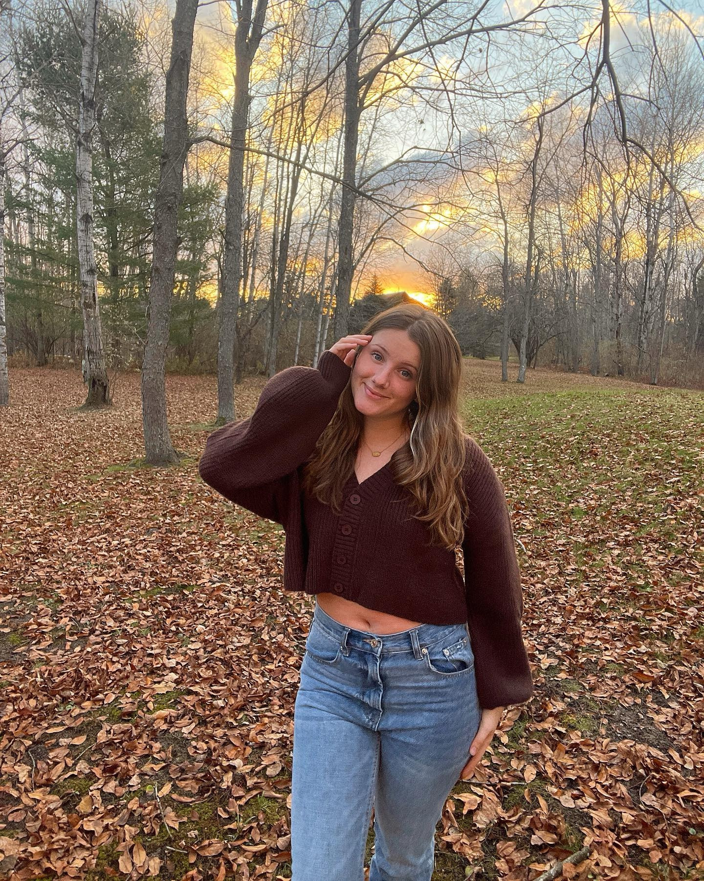 A beautiful sunset? You know I’m there! 🌅
•
•
•Edikted is not on LTK, so I’ve listed similar options here! 
•
•
Full fit: @edikted 
#falloutfitinspo #cozyfall #fallsunsets #easyoutfitideas #michiganfall #sunsetlovers

