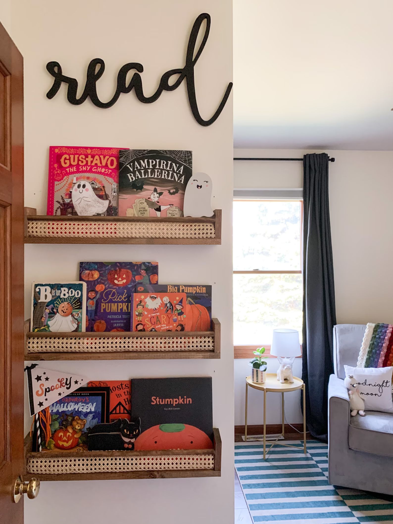 Rattan Shelf Nursery Bookshelf Nursery Shelves Nursery - Etsy | Etsy (US)