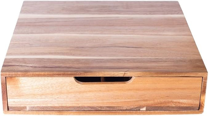 Select Essentials Coffee Pod Drawer - Acacia Wood Coffee Storage Drawer, Espresso Pods Holder, Ru... | Amazon (US)